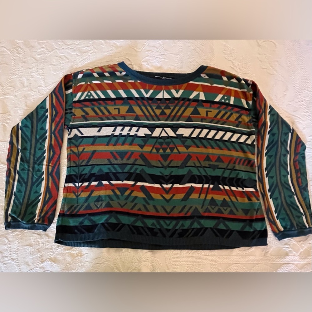 Peruvian Connection cotton sweater